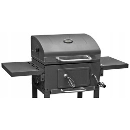 Profesionali sodo kepsninė su anglimis + lentynos + peleninė + dangtis + grotelės