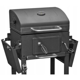 Profesionali sodo kepsninė su anglimis + lentynos + peleninė + dangtis + grotelės