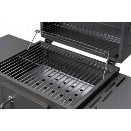 Profesionali sodo kepsninė su anglimis + lentynos + peleninė + dangtis + grotelės