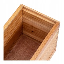 Bičių avilio laikymo medinis transporteris su plieniniu dangteliu 505 x 230 x