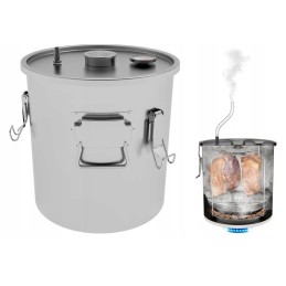 Naminė rūkykla 18l puode dujinei viryklei browin 330115