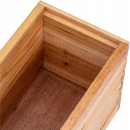 Bičių avilio laikymo medinis transporteris su plieniniu dangteliu 505 x 230 x