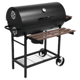 Sodo kepsninė su anglimis su didelėmis grotelėmis 71x35 cm