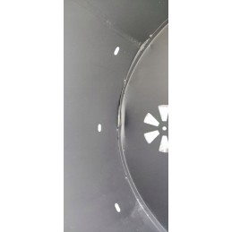 Sodo kepsninė su anglimis su didelėmis grotelėmis 71x35 cm