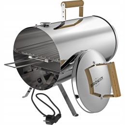 Rūkykla orkaitė BBQ grilis elektrinis turistinis nešiojamas 600w