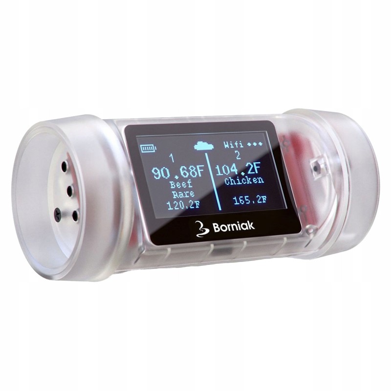 Grilleye Max elektroninis termometras su zondu borniak edition 40 300 c