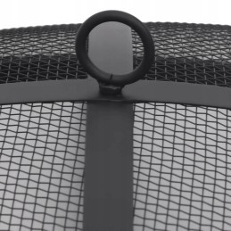 Sodo židinys su nerūdijančio plieno grotelėmis, 76 cm