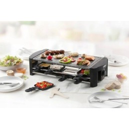 ⭐⭐Domo do9186g raclette akmens kepsninė 8 žmonėms, didelė akmeninė lėkštė⭐⭐