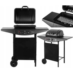 Teesa bbq 2000 dujinis grilis 2 degikliais