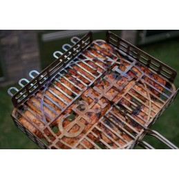 Nerūdijančio plieno grotelės, 1,5 mm, 42x32 cm