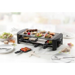 ⭐⭐Domo do9186g raclette akmens kepsninė 8 žmonėms, didelė akmeninė lėkštė⭐⭐
