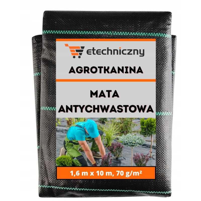 Nuo piktžolių agrotekstilė agrotekstilė 70g 1,6x10m piktžolėms