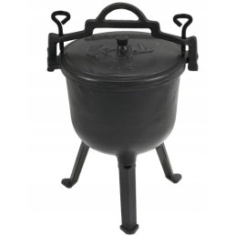 ⭐⭐medžioklinis katilas 8 l emaliuotas ketaus židinio puodas emaliuotas⭐⭐