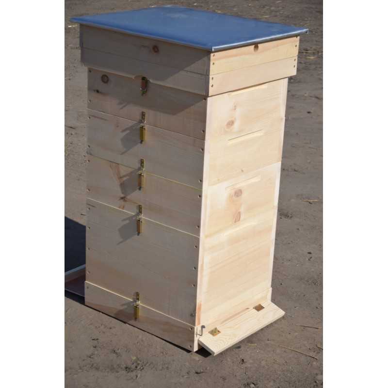 Ul dadant 10 rėmų baltos pušies pilnas komplektas