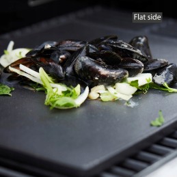 Barbecook grilio lėkštė, grilio priedai, ketaus, emaliuotas, tinka quisson ir siesta griliams, juodas