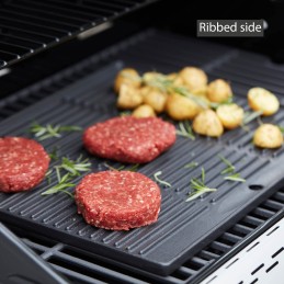 Barbecook grilio lėkštė, grilio priedai, ketaus, emaliuotas, tinka quisson ir siesta griliams, juodas