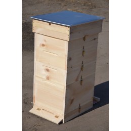 Ul dadant 10 rėmų baltos pušies pilnas komplektas