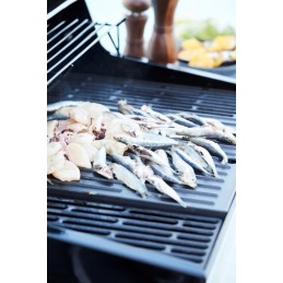 Barbecook grilio lėkštė, grilio priedai, ketaus, emaliuotas, tinka quisson ir siesta griliams, juodas