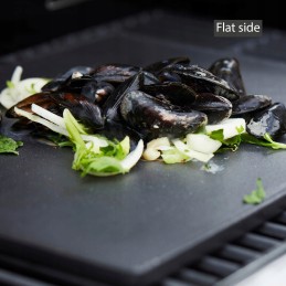 Barbecook grilio lėkštė, grilio priedai, ketaus, emaliuotas, tinka quisson ir siesta griliams, juodas