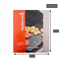 Barbecook grilio lėkštė, grilio priedai, ketaus, emaliuotas, tinka quisson ir siesta griliams, juodas