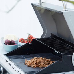 Barbecook grilio lėkštė, grilio priedai, ketaus, emaliuotas, tinka quisson ir siesta griliams, juodas