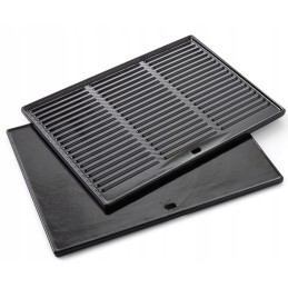 Barbecook grilio lėkštė, grilio priedai, ketaus, emaliuotas, tinka quisson ir siesta griliams, juodas