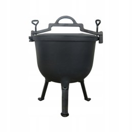 ✅ Ketaus katilas stovimas medžioklinis puodas kepimui 8l emaliuotas ✅