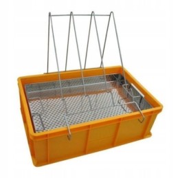 Vonia rėmelių atsegimui su nerūdijančio plieno sietu