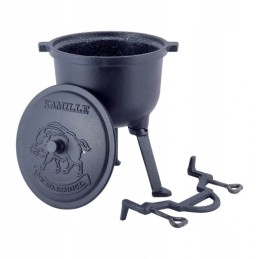 ⭐⭐Ketinis medžioklės puodas su emaliuota danga laužui⭐⭐