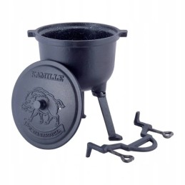 ⭐⭐Ketinis medžioklės puodas su emaliuota danga laužui⭐⭐