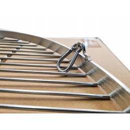 Nerūdijančio plieno apvalios grotelės fi 60 premium