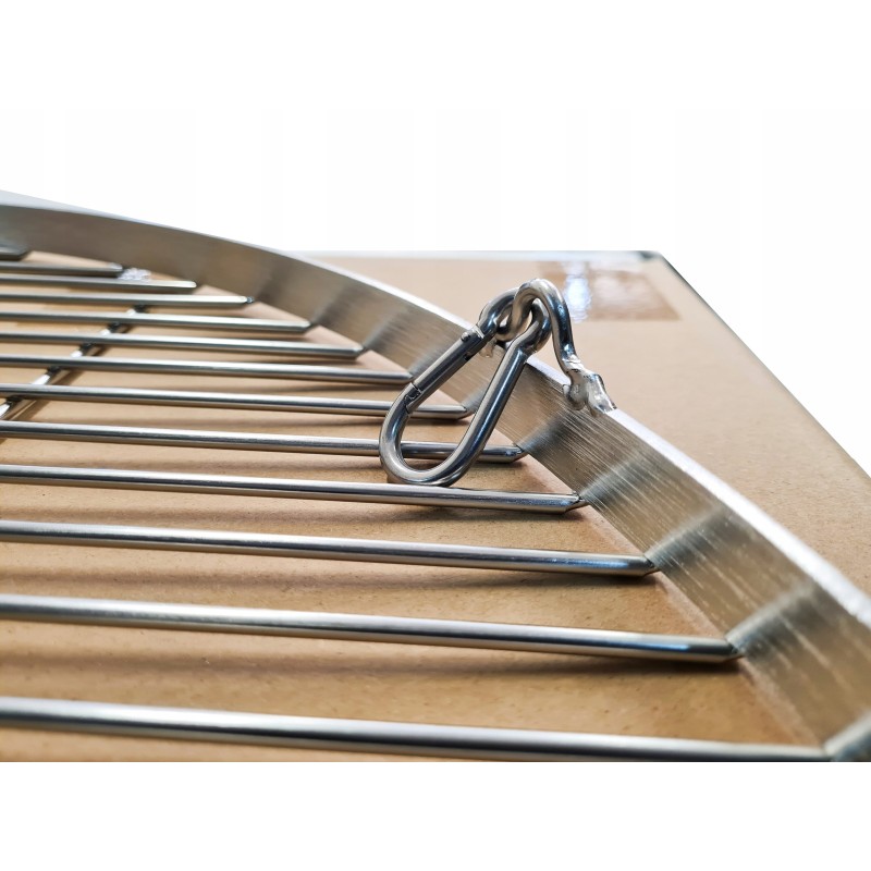 Nerūdijančio plieno apvalios grotelės fi 60 premium