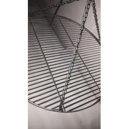 Nerūdijančio plieno grotelės, apvalios, 80 cm