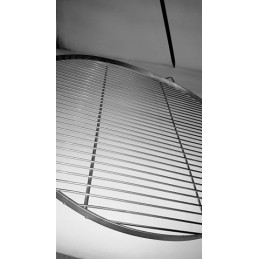 Nerūdijančio plieno grotelės, apvalios, 80 cm