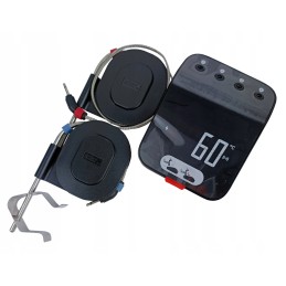 Weber 3202 prijungiamas išmanusis grilio stebulės termometras, skirtas kepti mėsą, kepsnius, wifi