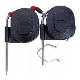 Weber 3202 prijungiamas išmanusis grilio stebulės termometras, skirtas kepti mėsą, kepsnius, wifi