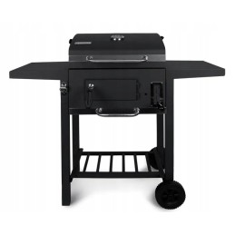 Profesionali sodo kepsninė su anglimis + lentynos + peleninė + dangtis + grotelės