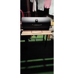 Profesionali sodo kepsninė su anglimis + lentynos + peleninė + dangtis + grotelės