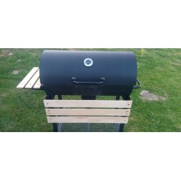 Profesionali sodo kepsninė su anglimis + lentynos + peleninė + dangtis + grotelės