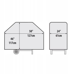 Broil king aukščiausios kokybės monarcho barono karališkasis viršelis