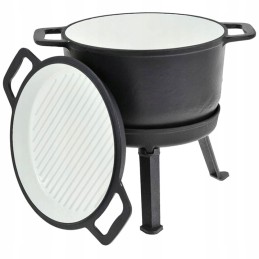 Emaliuotas ketaus puodas Rossner 2in1 15 l (mk606)