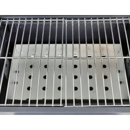 Profesionali sodo kepsninė su anglimis + lentynos + peleninė + dangtis + grotelės