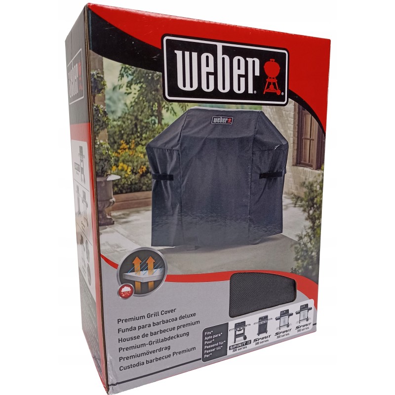 Weber 7183 vandeniui atsparus dangtelis spiritiniam dujiniam griliui 129 x 68 cm