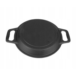 ✅ Ketaus medžioklinis katilas su emaliuota keptuvėje, 8l