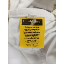 Humble bee, bitininkystės apsauginis kostiumas, rm, baltas