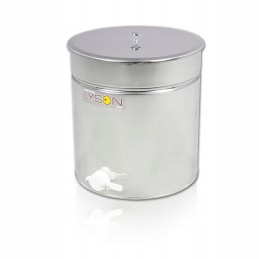 Nerūdijančio plieno skaidrintuvas 50l Optima medui su vožtuvu