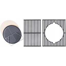Keičiamų grilio įdėklų sistema 38,5 x 48 cm
