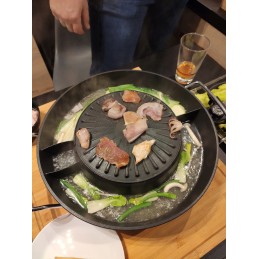 Korėjietiškas elektrinis grilis (tristar, skersmuo 36 cm)