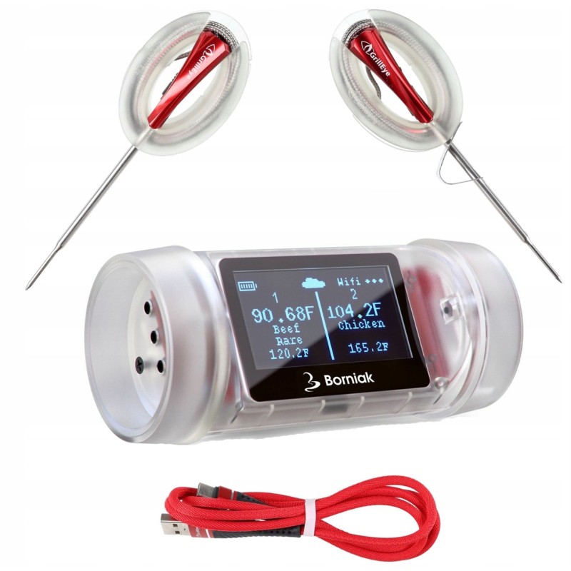 Grilleye max borniak edition rūkymo termometras