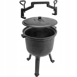 Afrikietiškas safari puodas, 7l, ketaus